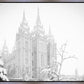 Salt Lake City High Key Snow