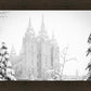 Salt Lake City High Key Snow