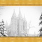 Salt Lake City High Key Snow
