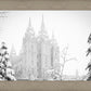 Salt Lake City High Key Snow