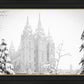 Salt Lake City High Key Snow