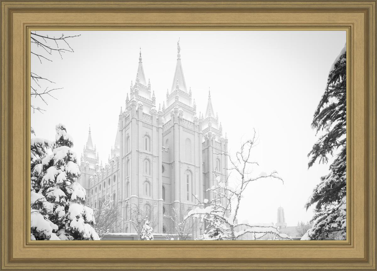 Salt Lake City High Key Snow