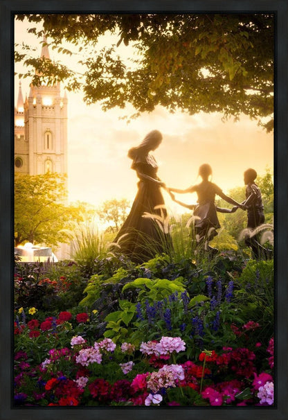 Temple Square Ring Around the Rosies