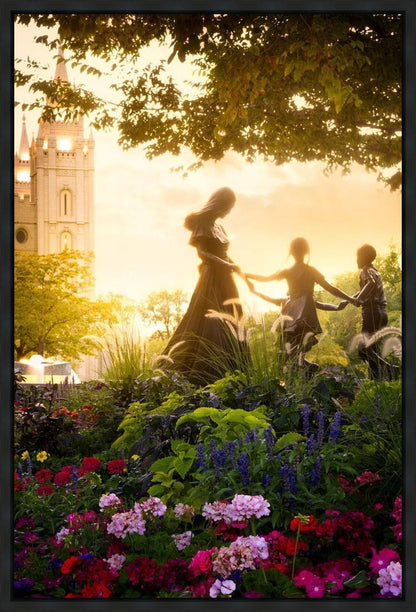 Temple Square Ring Around the Rosies