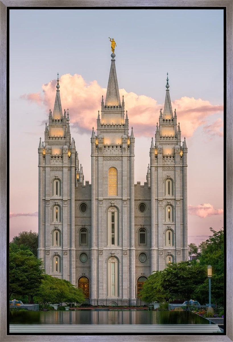 Salt Lake Morning Breaks Gallery Wrap