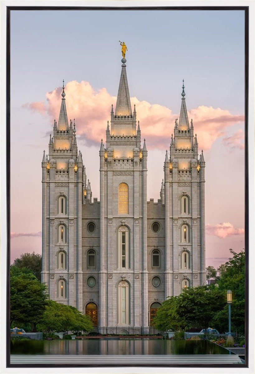 Salt Lake Morning Breaks Gallery Wrap