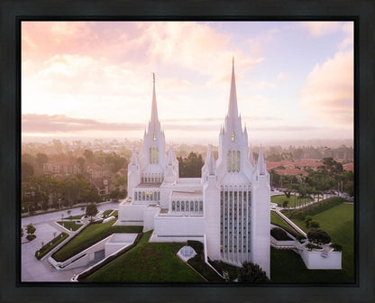 San Diego Morning Fog Aerial