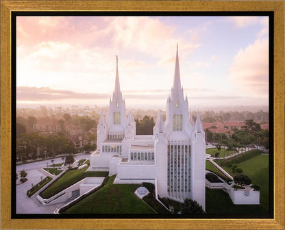 San Diego Morning Fog Aerial