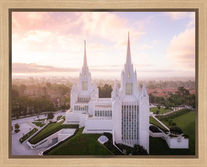 San Diego Morning Fog Aerial