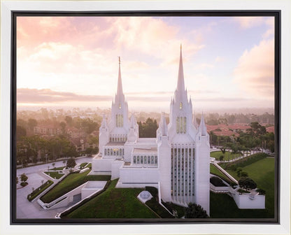 San Diego Morning Fog Aerial