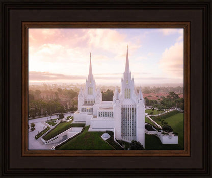 San Diego Morning Fog Aerial