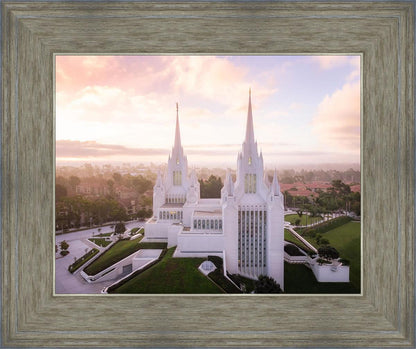 San Diego Morning Fog Aerial