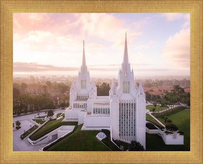 San Diego Morning Fog Aerial