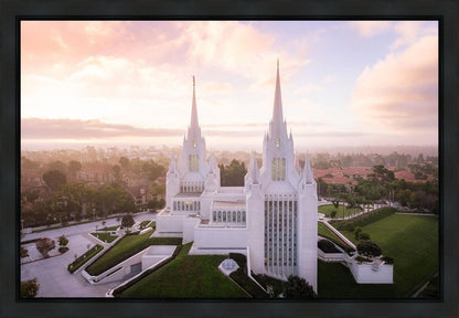 San Diego Morning Fog Aerial