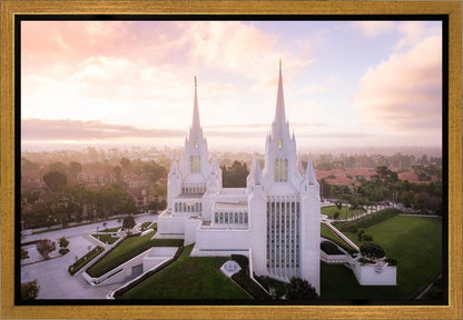 San Diego Morning Fog Aerial