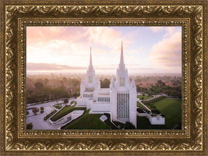 San Diego Morning Fog Aerial