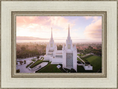 San Diego Morning Fog Aerial