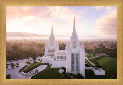 San Diego Morning Fog Aerial