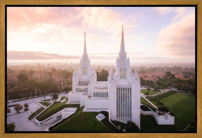 San Diego Morning Fog Aerial