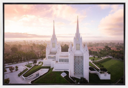 San Diego Morning Fog Aerial