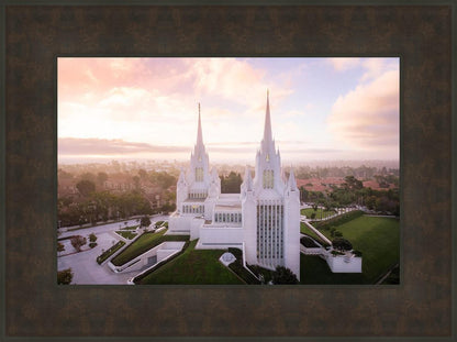 San Diego Morning Fog Aerial