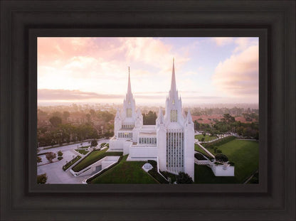 San Diego Morning Fog Aerial