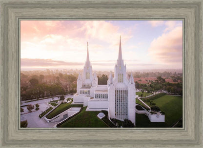 San Diego Morning Fog Aerial