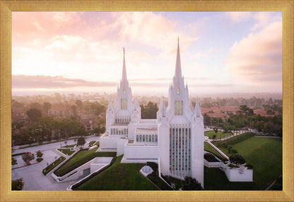 San Diego Morning Fog Aerial