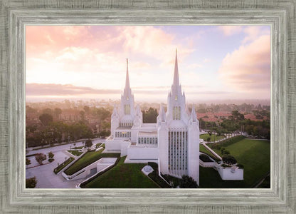 San Diego Morning Fog Aerial