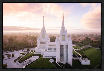 San Diego Morning Fog Aerial