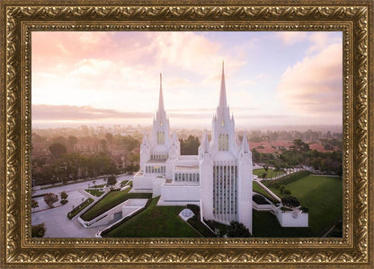 San Diego Morning Fog Aerial