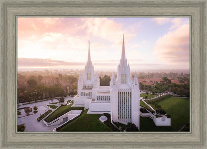 San Diego Morning Fog Aerial