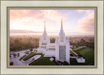 San Diego Morning Fog Aerial