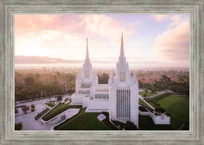 San Diego Morning Fog Aerial