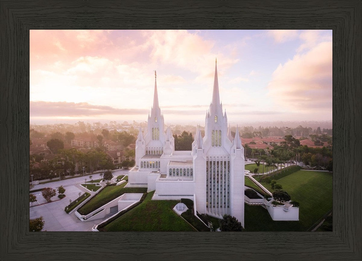 San Diego Morning Fog Aerial