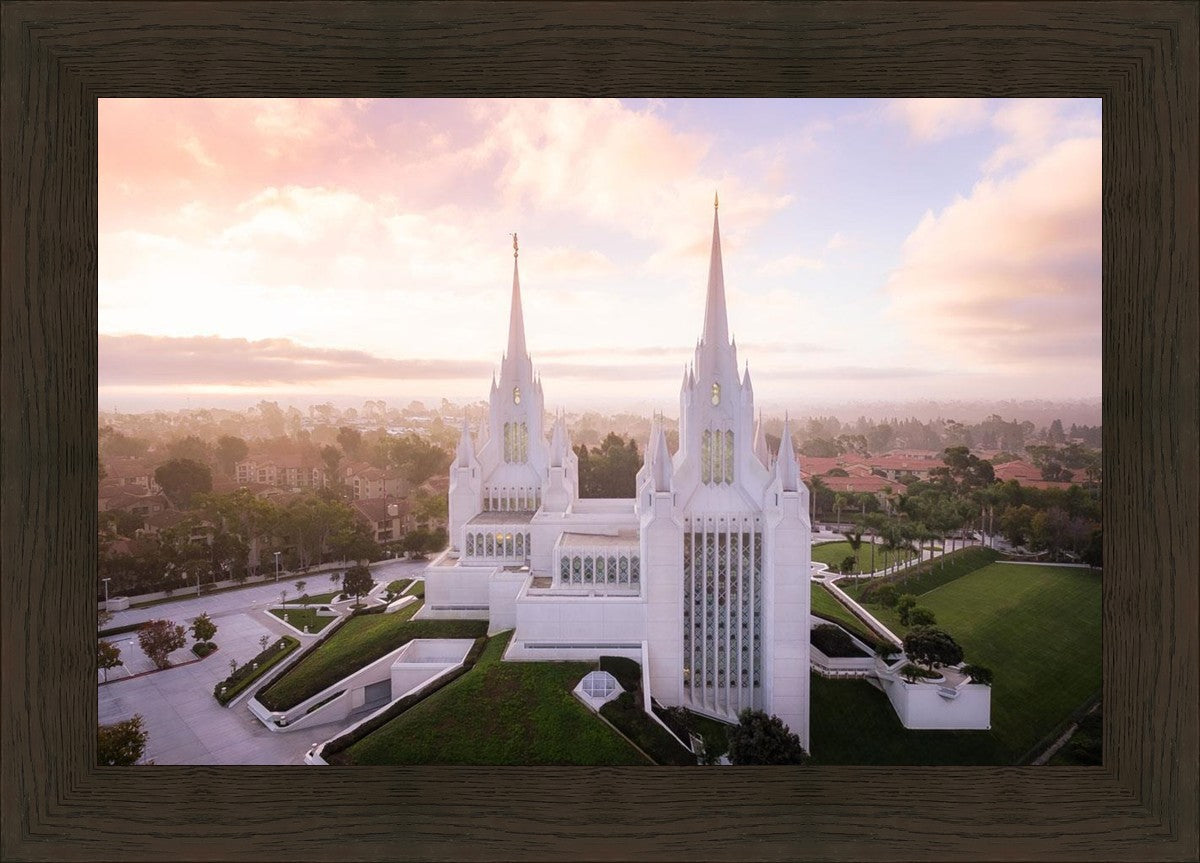 San Diego Morning Fog Aerial