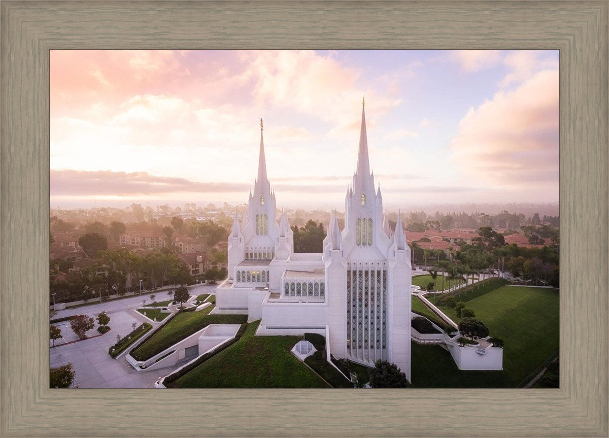 San Diego Morning Fog Aerial