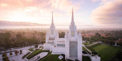 San Diego Morning Fog Aerial