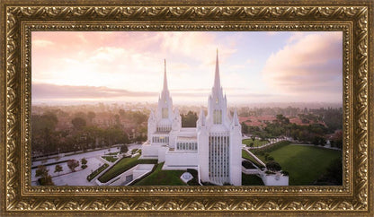 San Diego Morning Fog Aerial