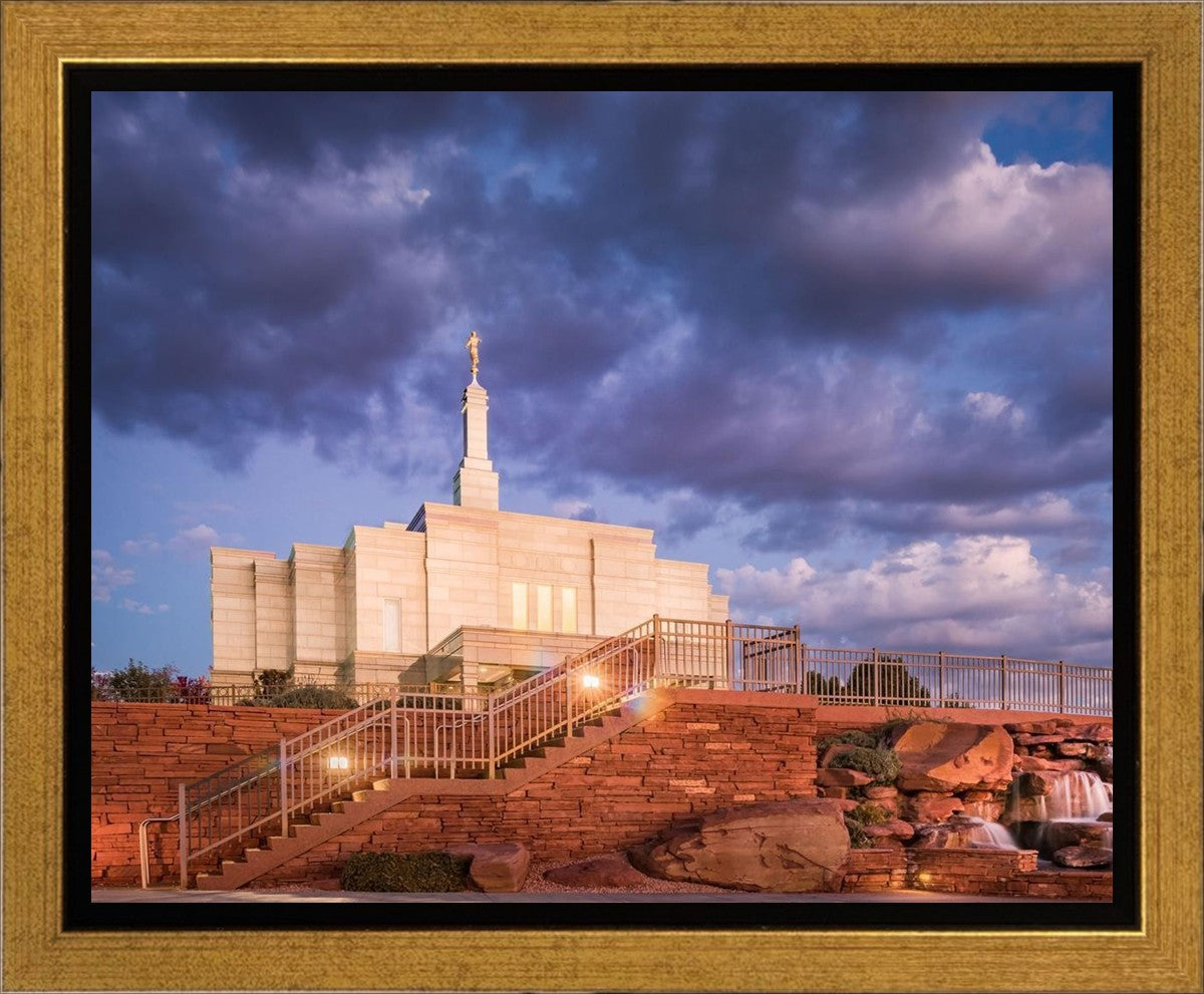 Snowflake Stairway to Heaven Gallery Wrap