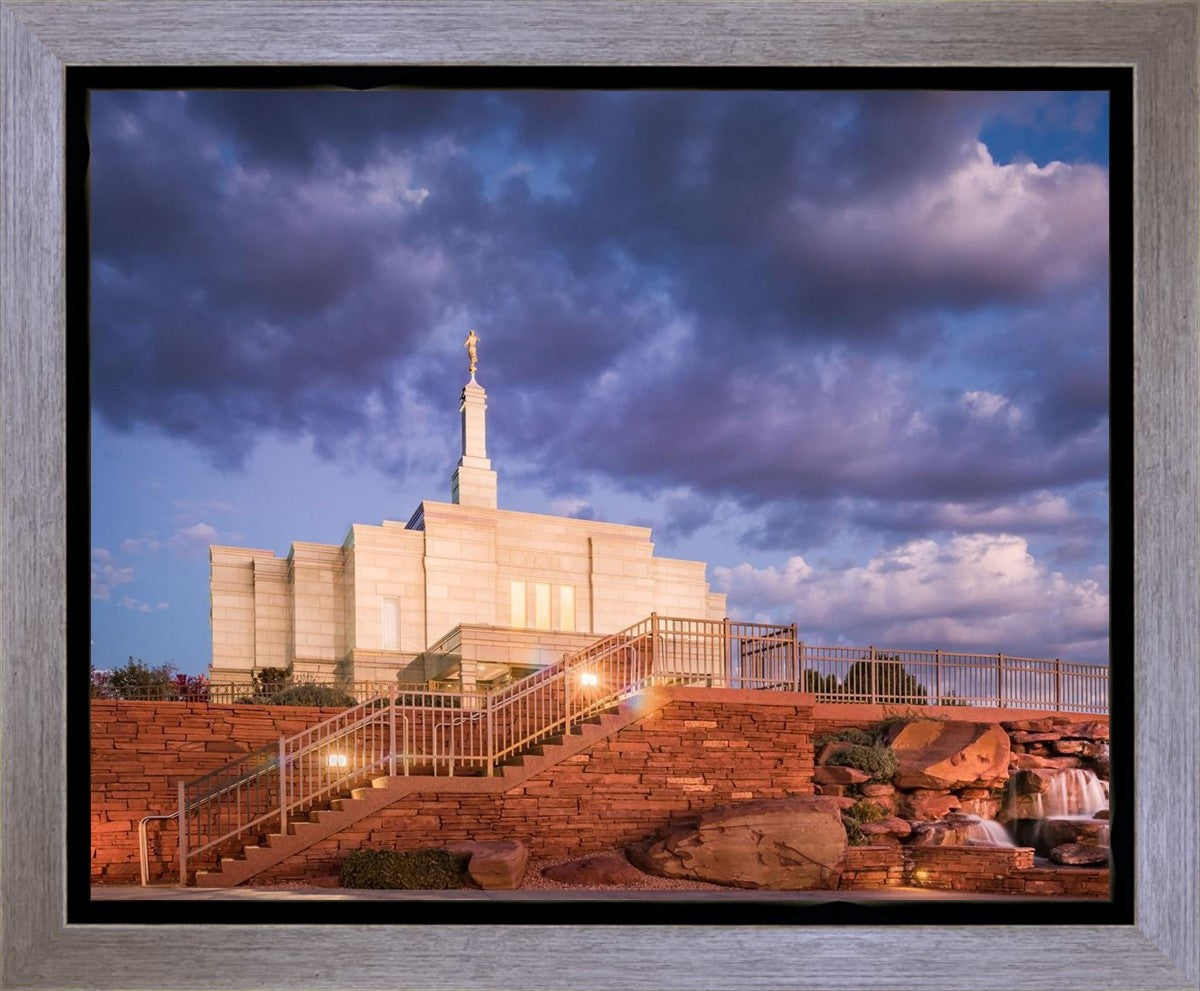 Snowflake Stairway to Heaven Gallery Wrap