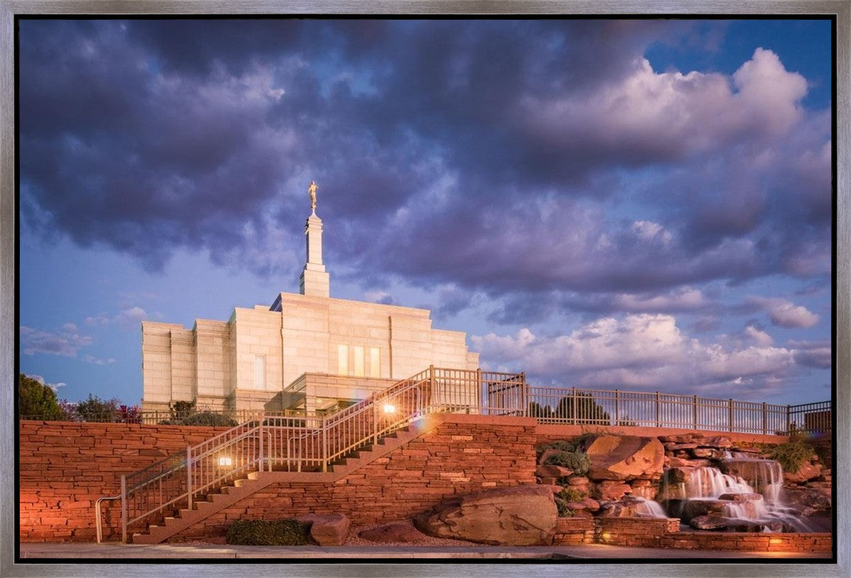 Snowflake Stairway to Heaven Gallery Wrap