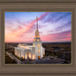 Twin Falls Sunset Aerial