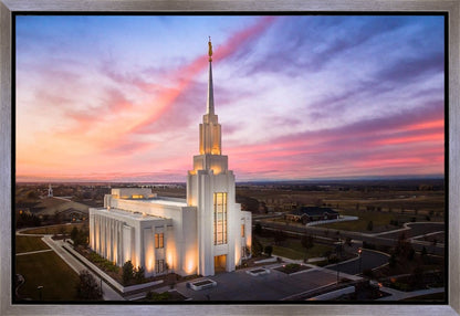 Twin Falls Sunset Aerial