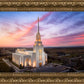 Twin Falls Sunset Aerial