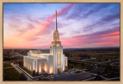 Twin Falls Sunset Aerial