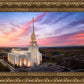 Twin Falls Sunset Aerial