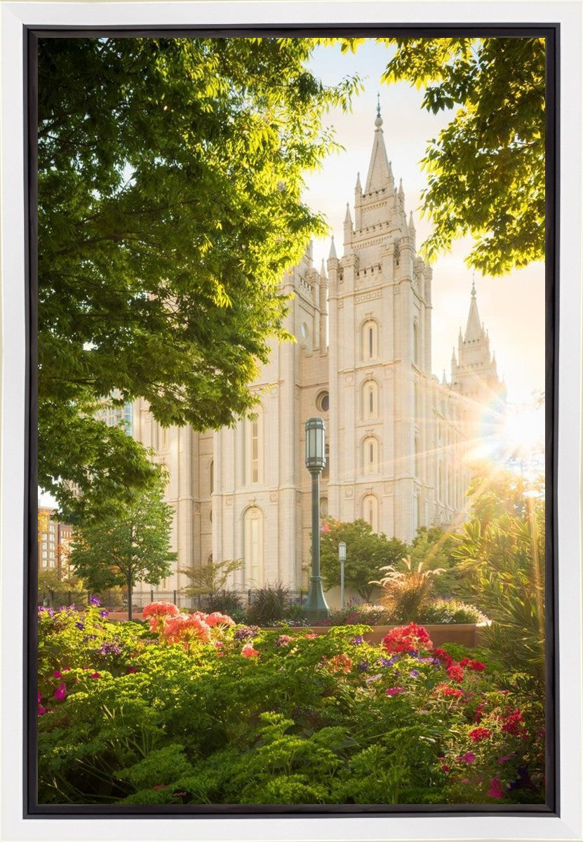 Salt Lake - The Lord is My Light (Vertical) Gallery Wrap