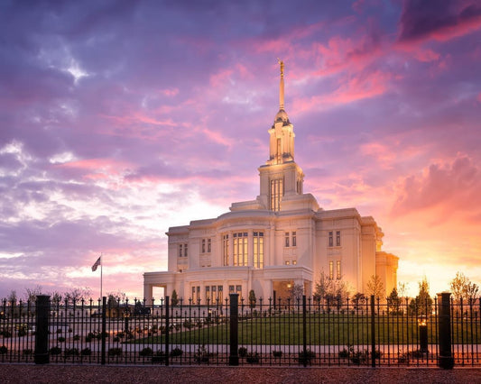 Payson, On Zion's Mount Gallery Wrap