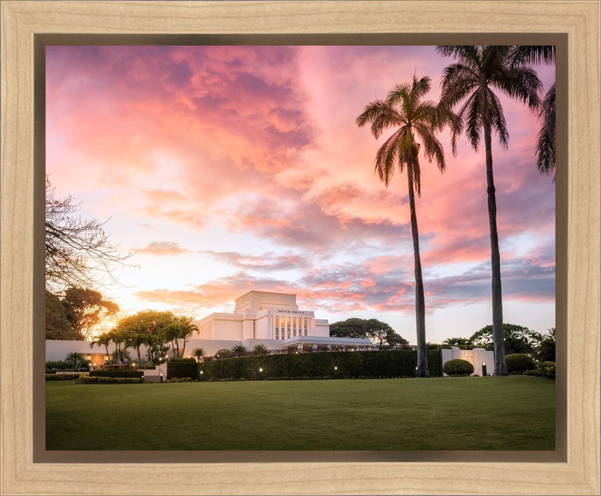 Laie Sunset Panorama